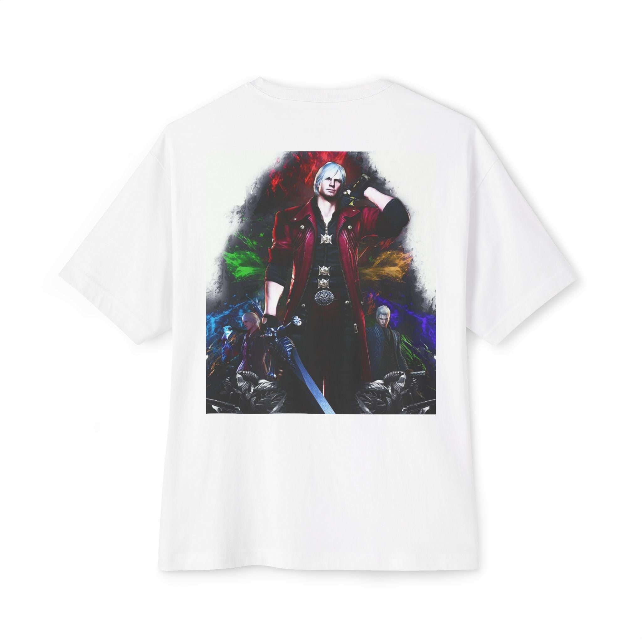 Unisex Graphic Oversized Tee featuring DMC Design - Comfy Casual Wear, Streetwear, Gamer Apparel, Unique Gift, Graphic Shirt