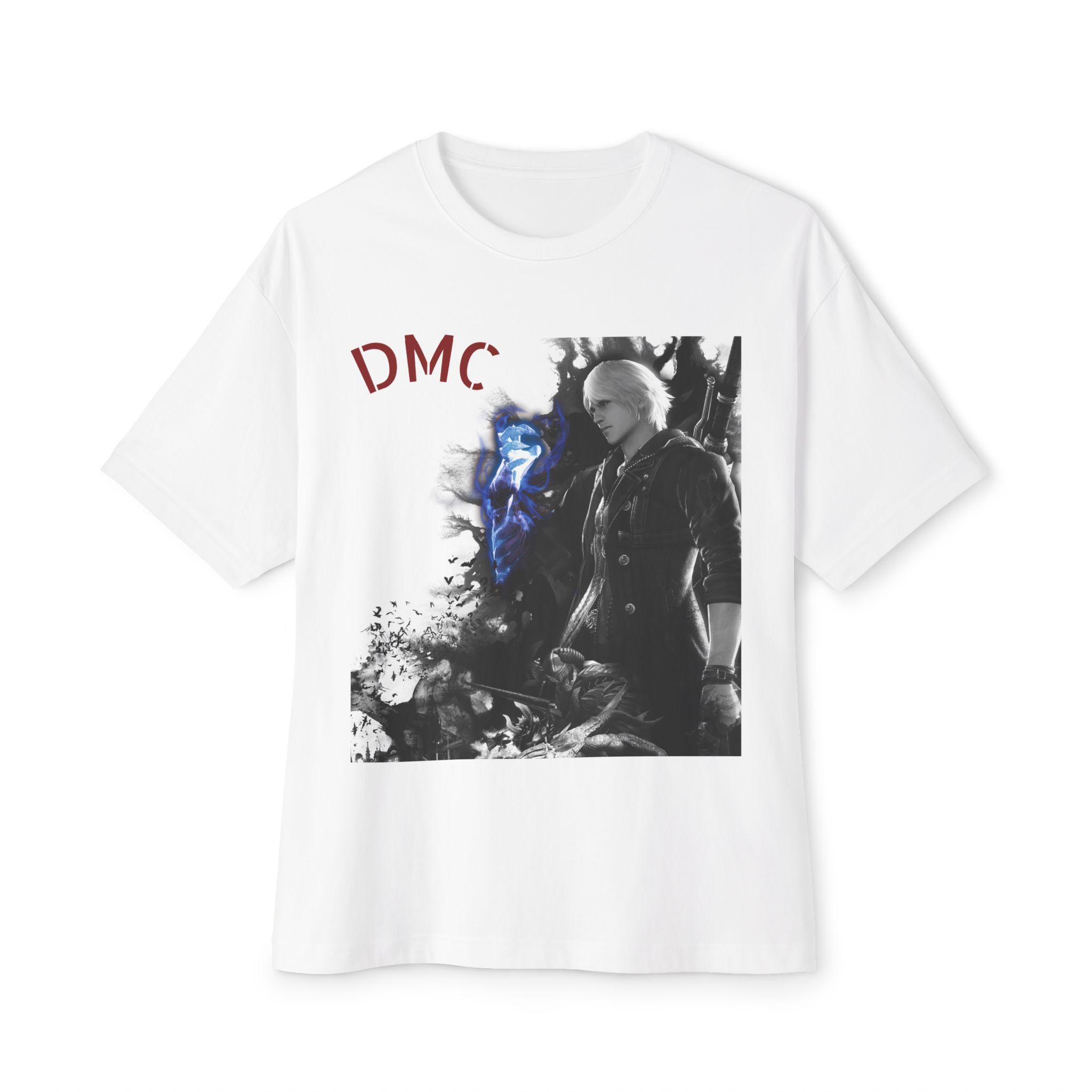 Unisex Graphic Oversized Tee featuring DMC Design - Comfy Casual Wear, Streetwear, Gamer Apparel, Unique Gift, Graphic Shirt