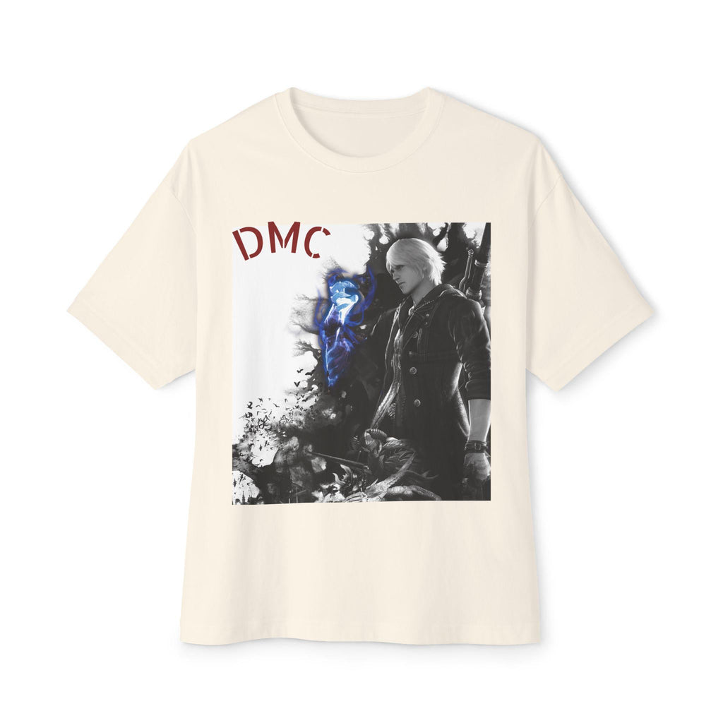 Unisex Graphic Oversized Tee featuring DMC Design - Comfy Casual Wear, Streetwear, Gamer Apparel, Unique Gift, Graphic Shirt