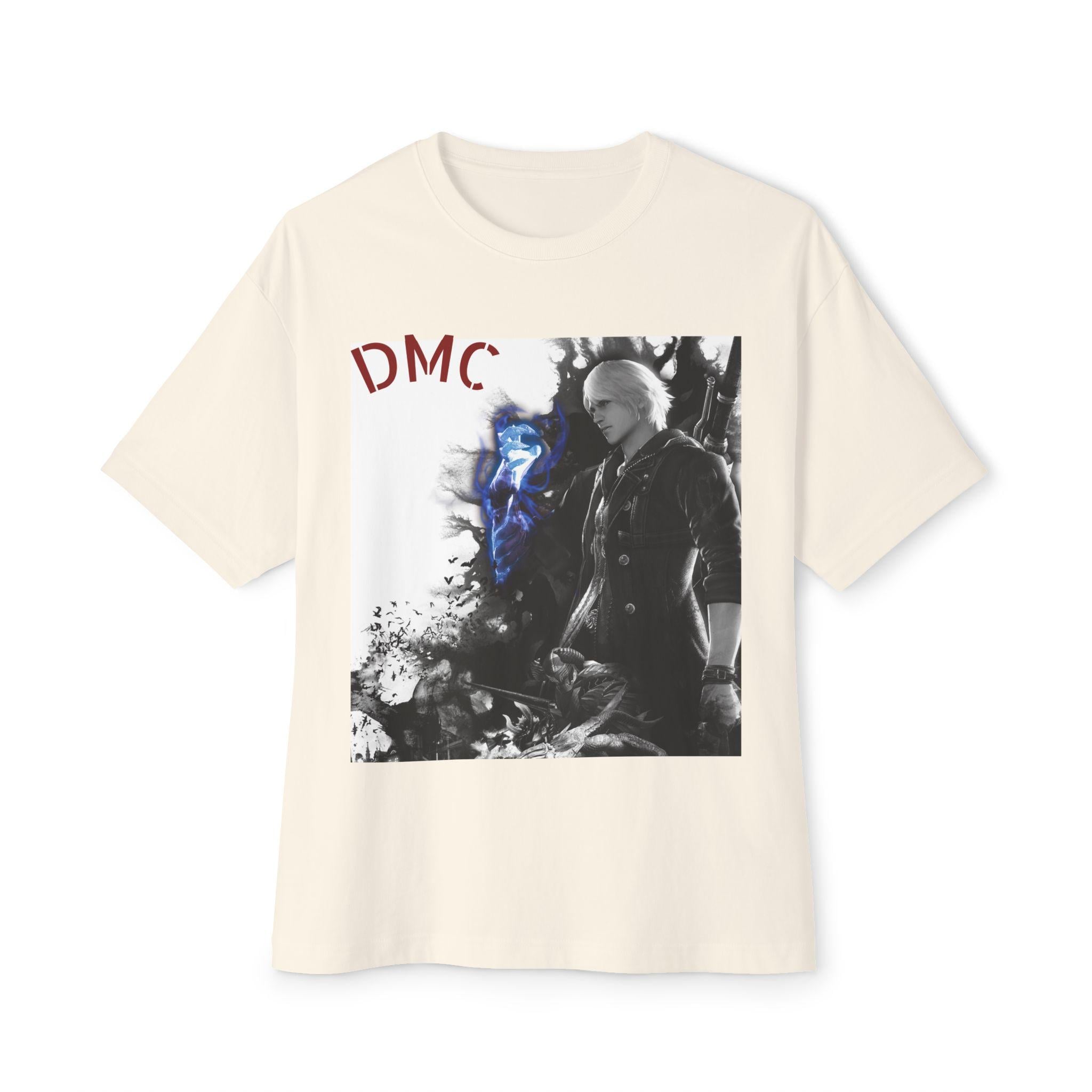 Unisex Graphic Oversized Tee featuring DMC Design - Comfy Casual Wear, Streetwear, Gamer Apparel, Unique Gift, Graphic Shirt